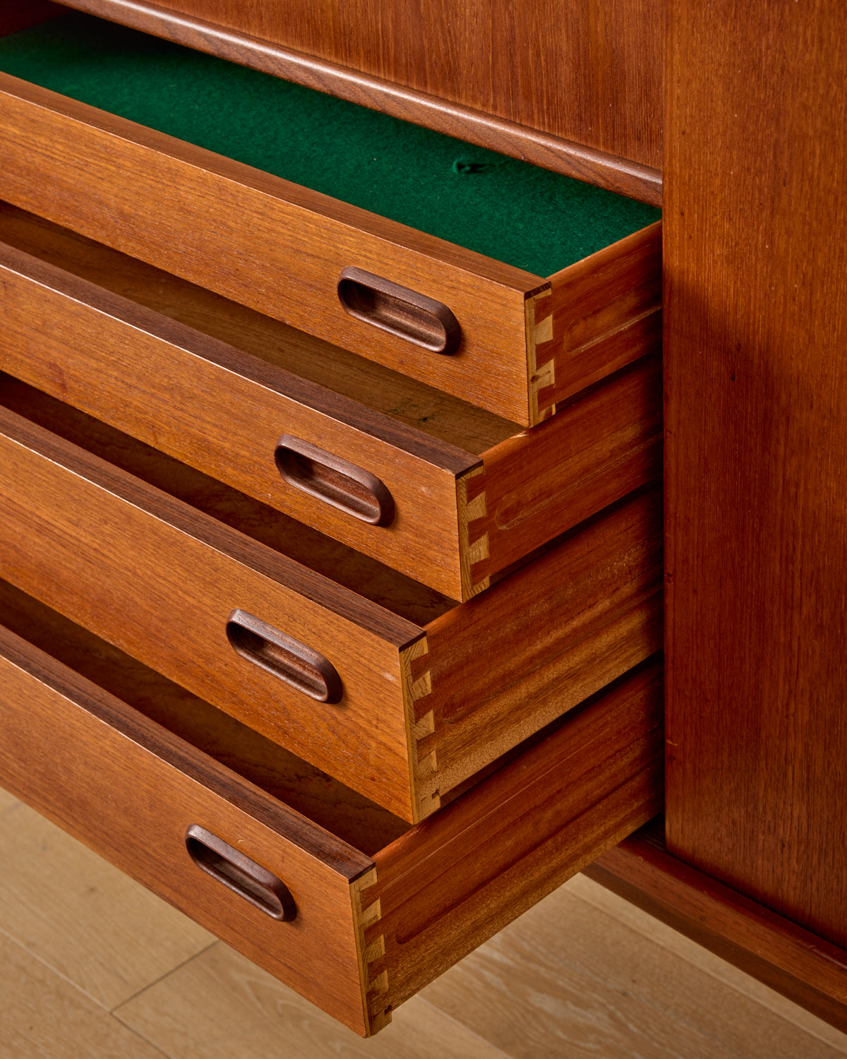 1950s Teak Sideboard by Harry Østergaard for Randers Møbelfabrik