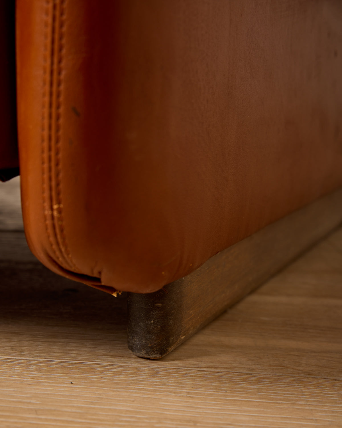 Pair of Italian Leather Armchairs