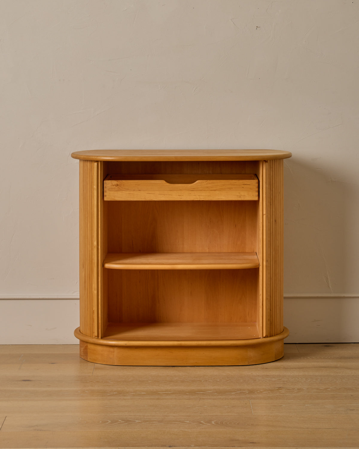 Maple Cabinet with Tambour Doors