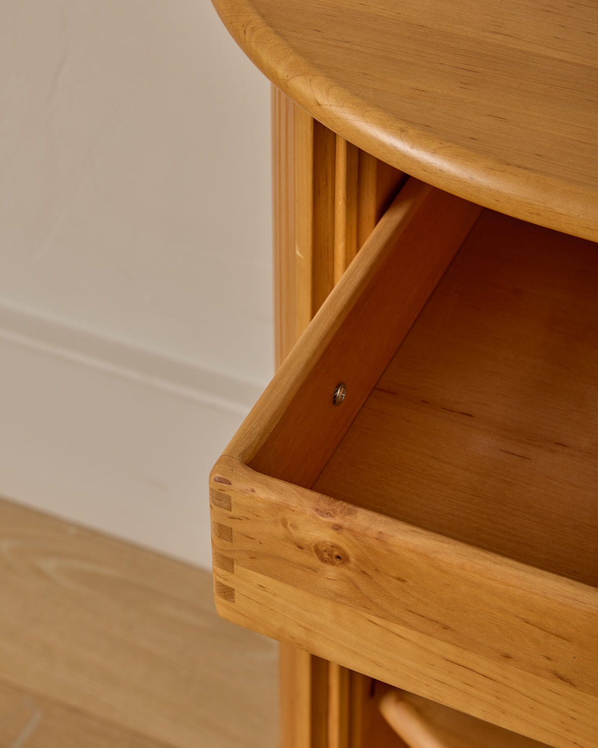 Maple Cabinet with Tambour Doors