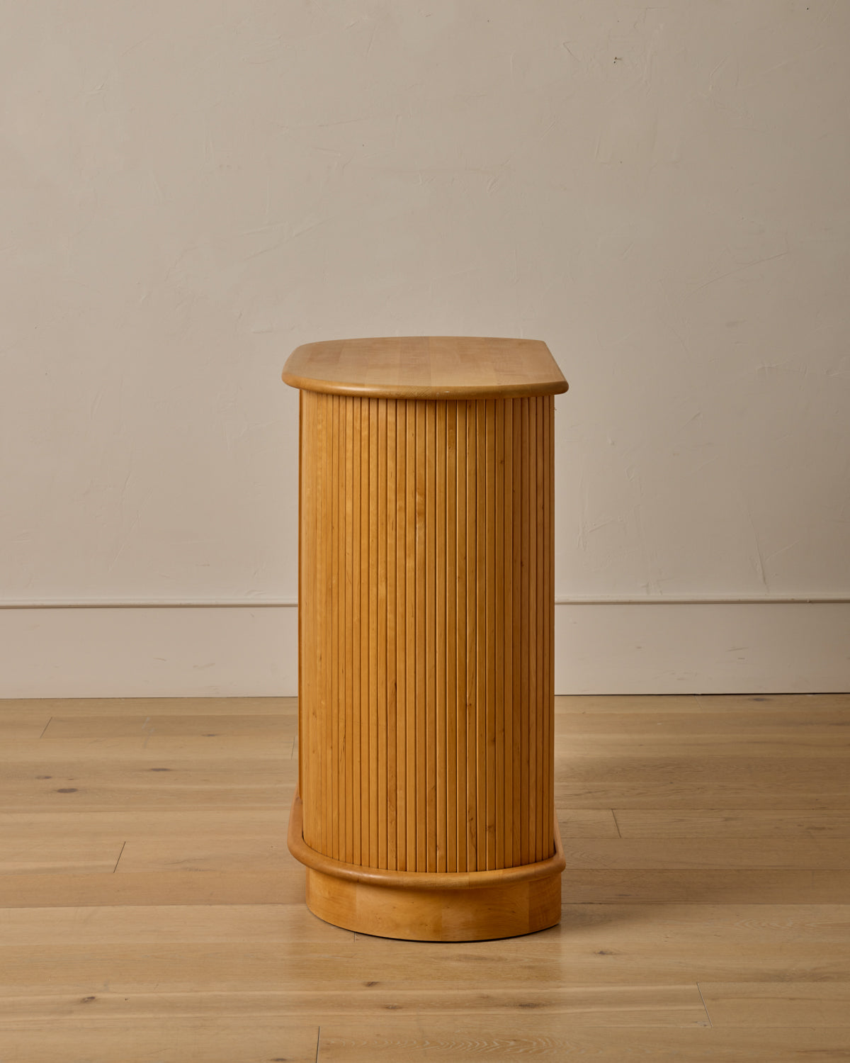 Maple Cabinet with Tambour Doors
