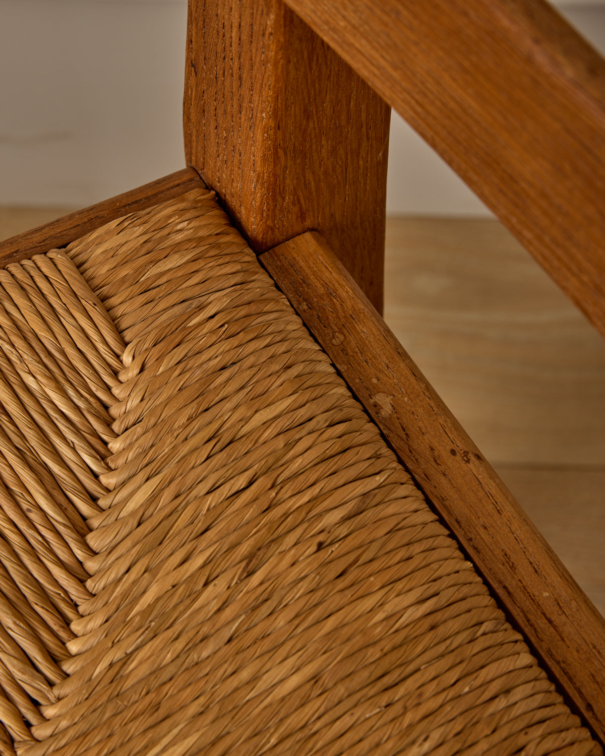 French Oak Dining Chairs - Set 8