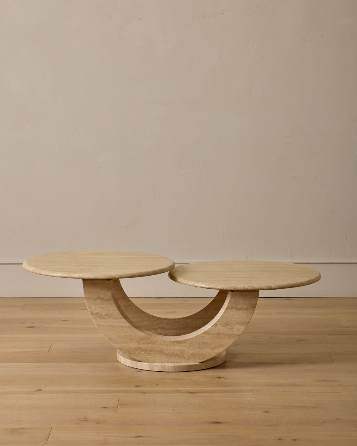 Travertine Arc Coffee Table