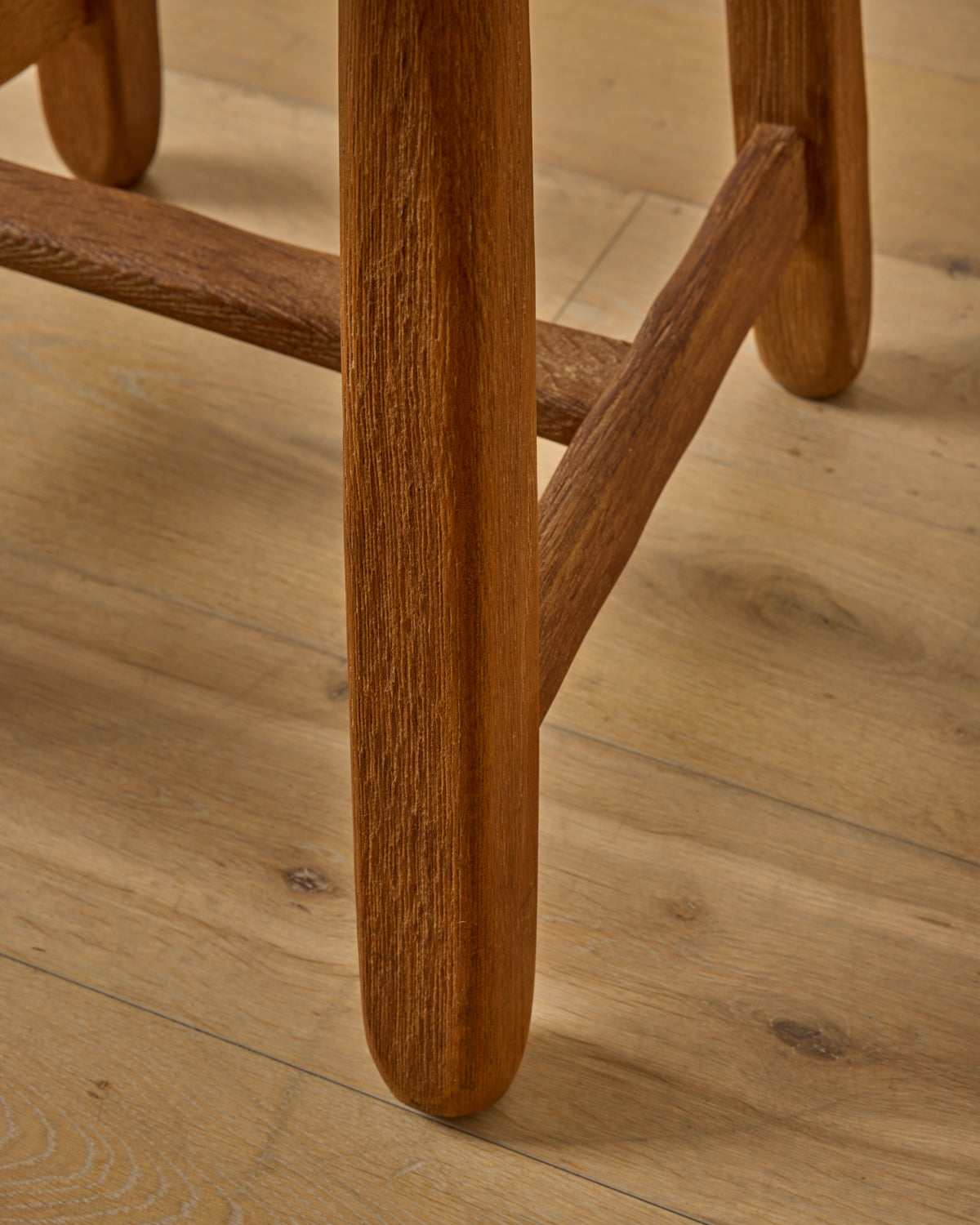Belgian Oak Dining Chairs by De Puydt - Set of 6