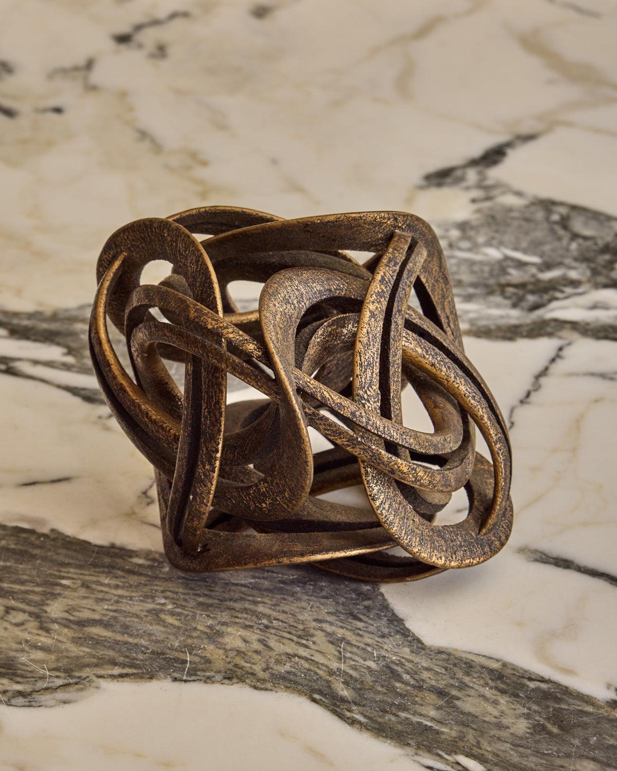 Bronze Knot Sculpture