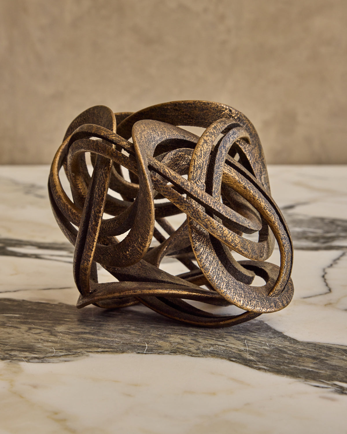 Bronze Knot Sculpture