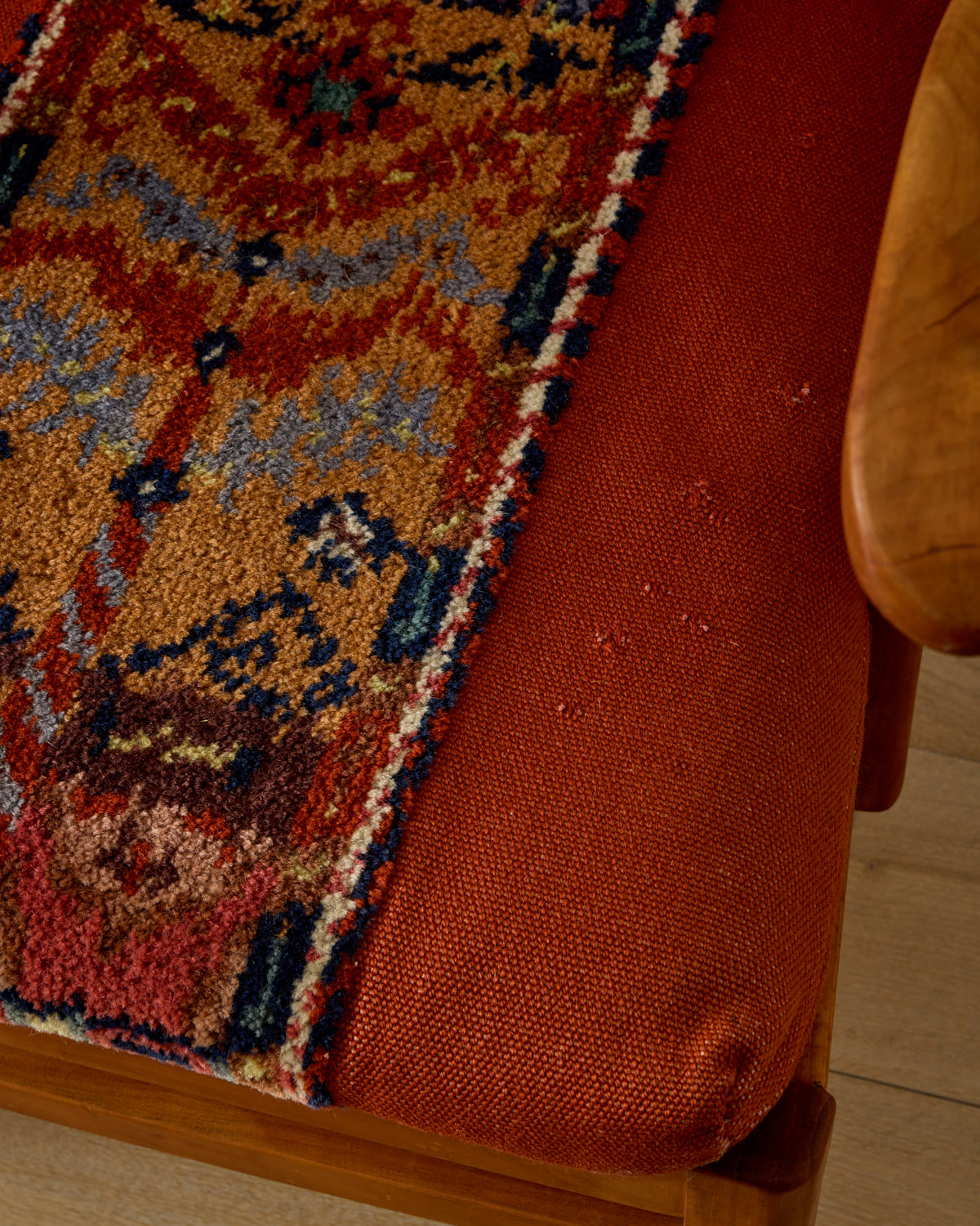 1940s Dutch High Back Rope Chair
