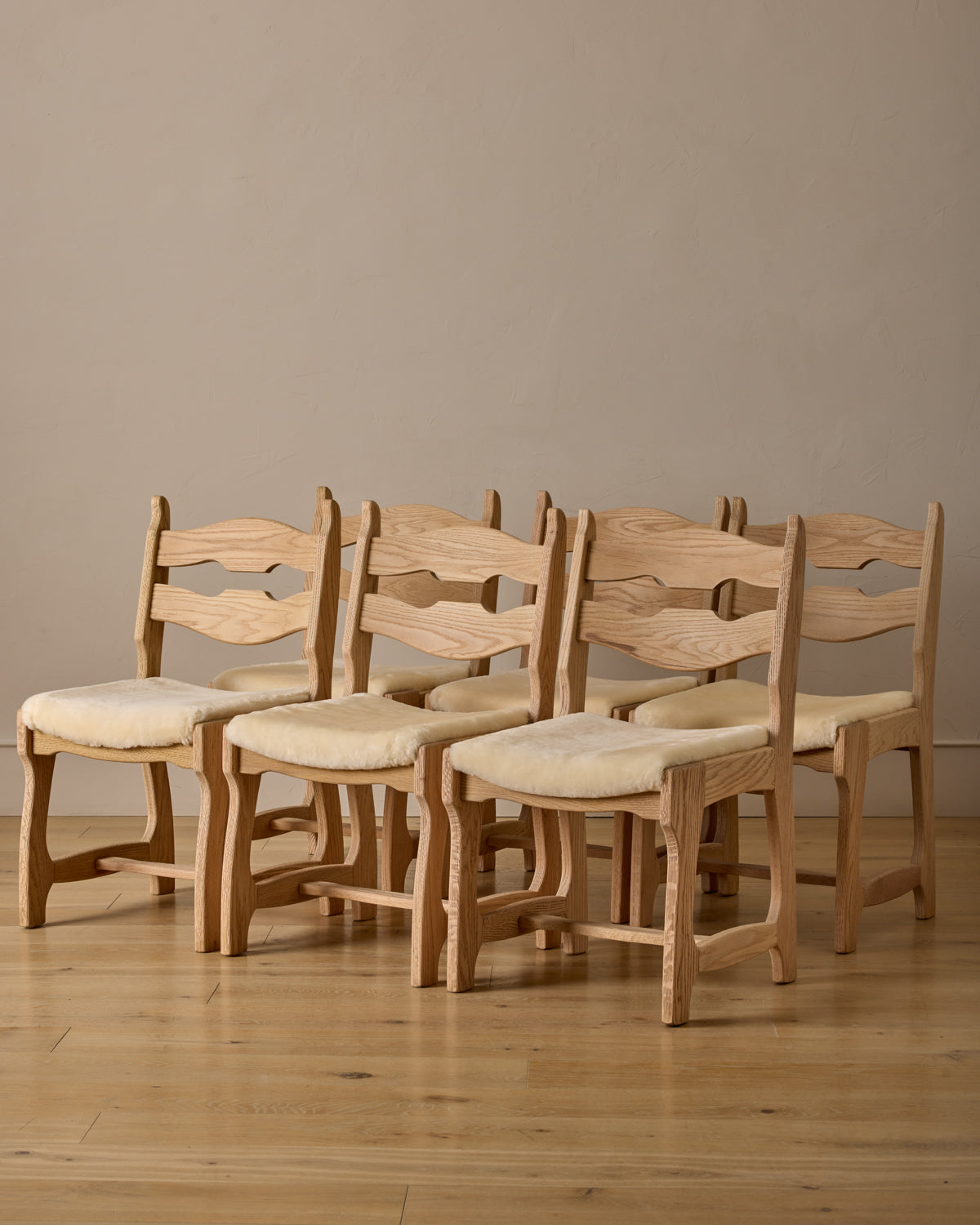 1980s Brutalist Razorback Dining Chairs - Set of 12