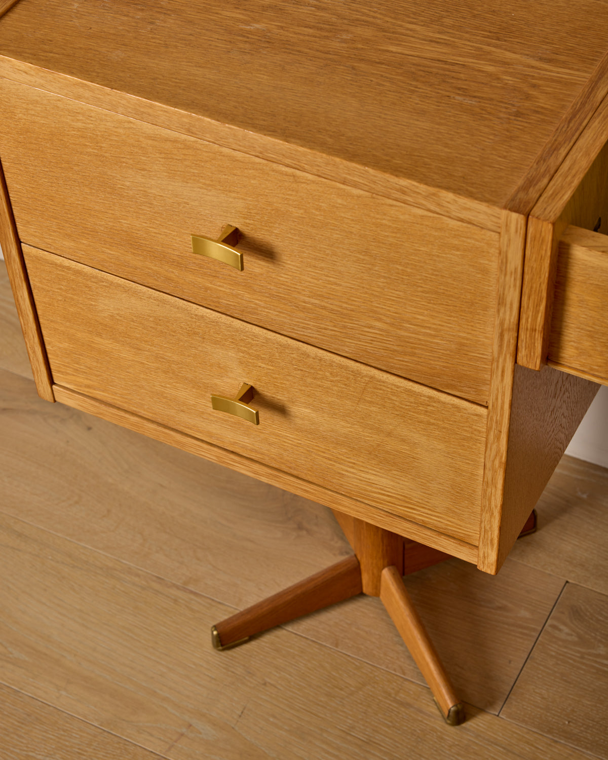 Scandinavian Oak Dresser with Vanity