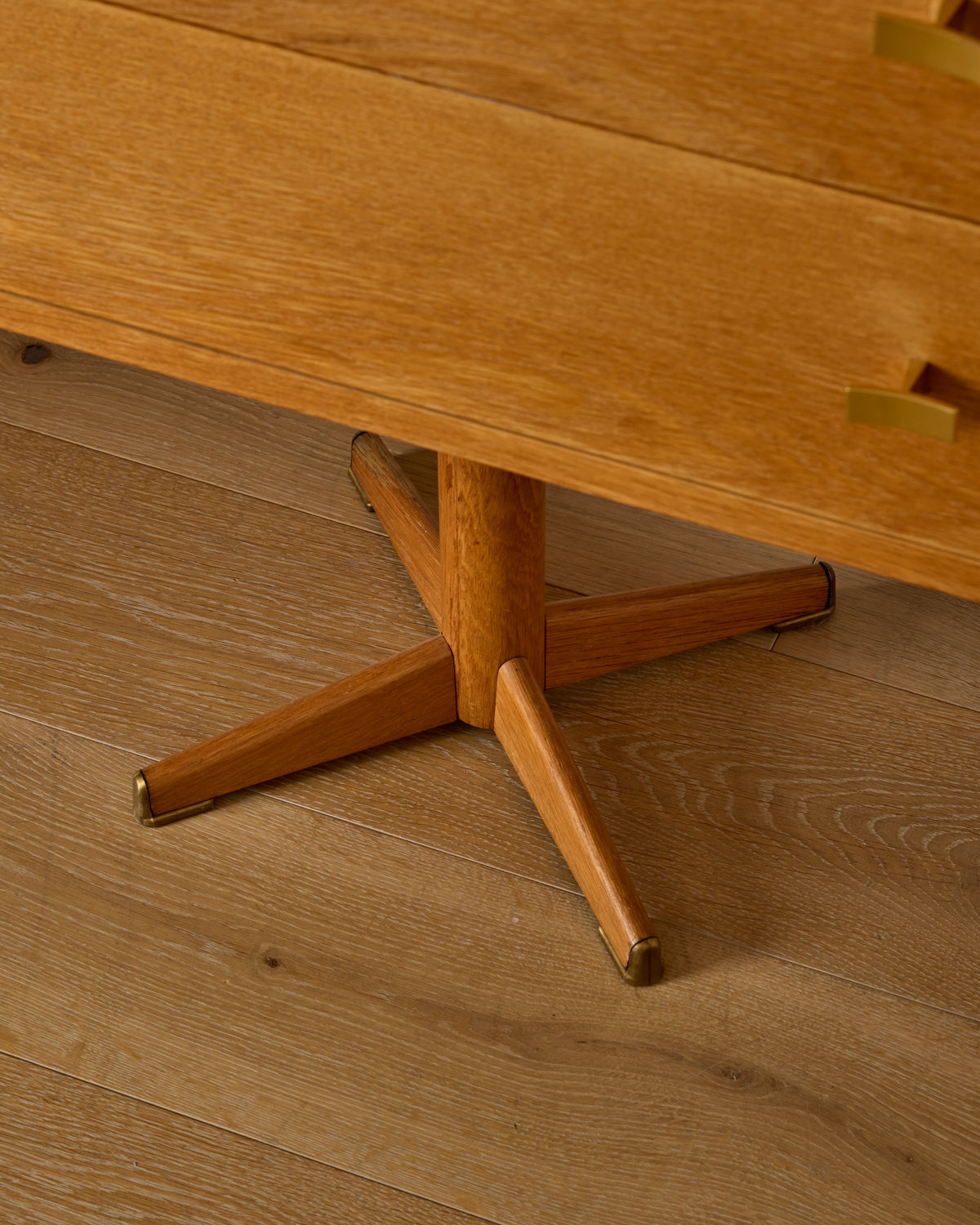 Scandinavian Oak Dresser with Vanity