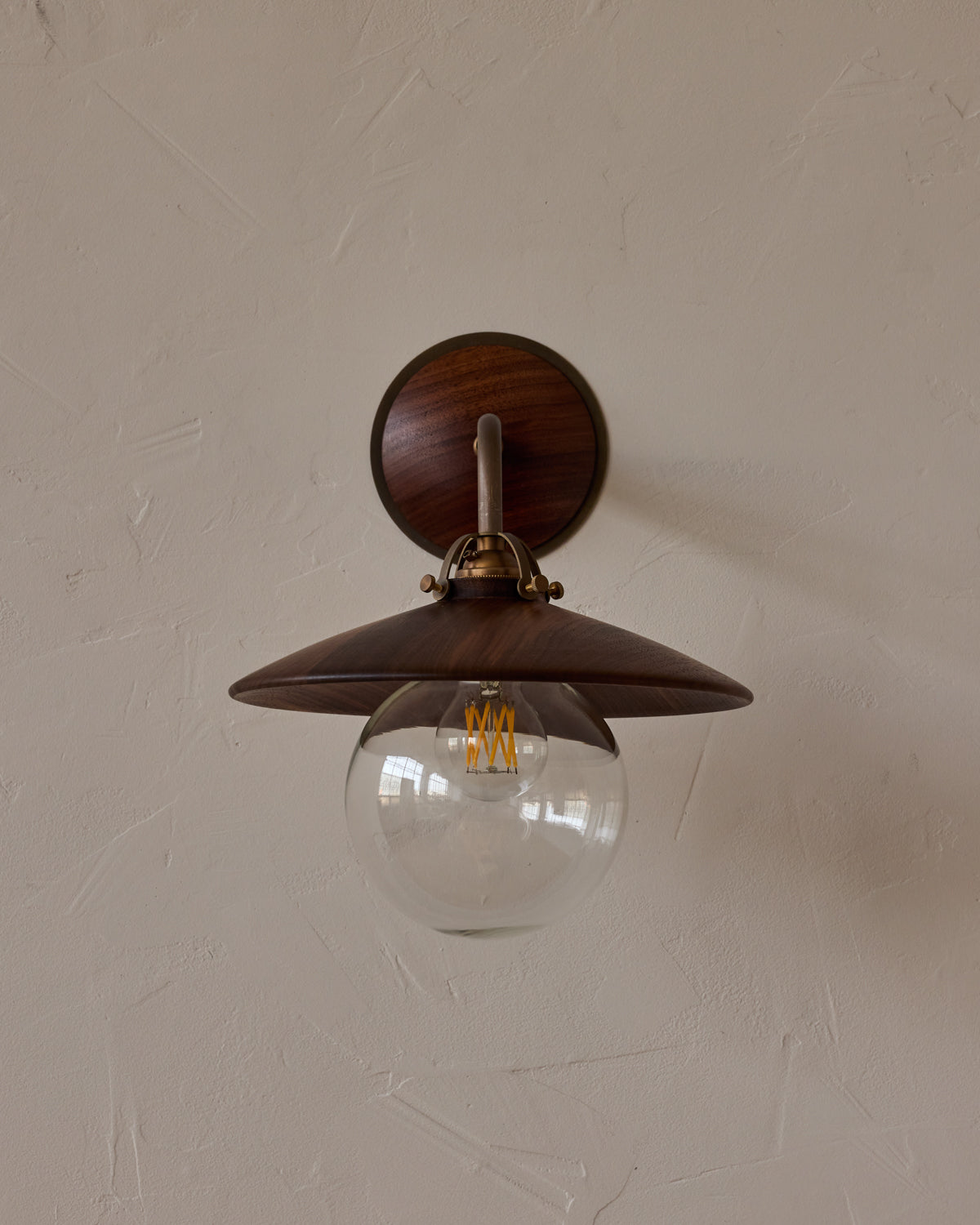 Edmund Wall Sconce - Black Walnut
