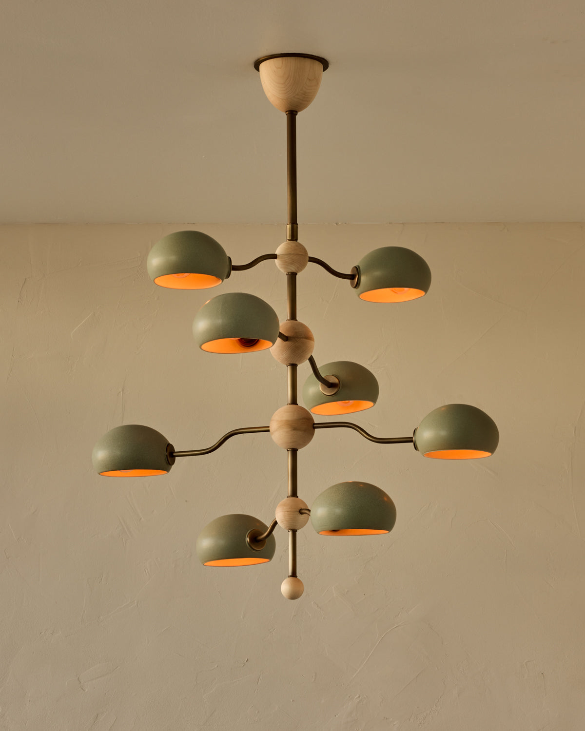 #shade-color_olivine #Metal-+-Wood-Finish_Antique Brass / Clear Maple