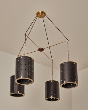 Sarah Cylinder Chandelier - Quartet
