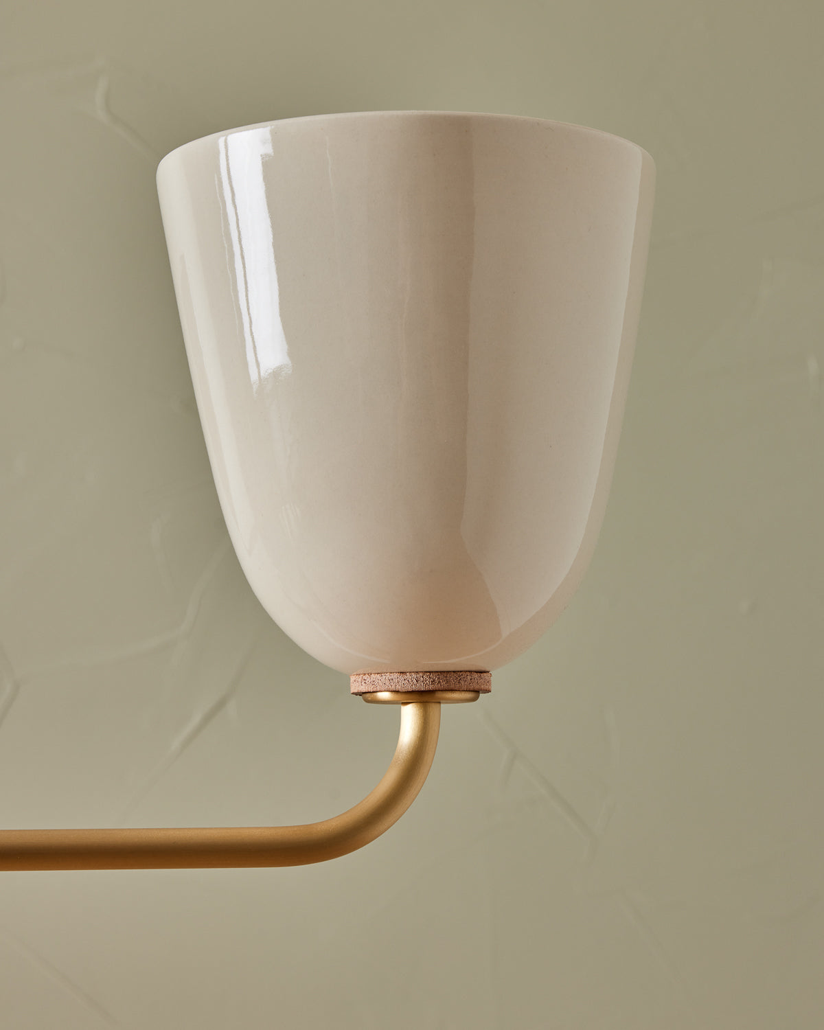 Lola Chandelier - Five Arm - Satin Brass