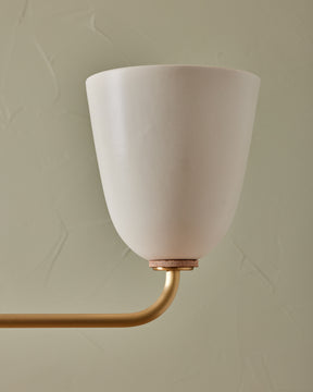 Lola Chandelier - Five Arm - Satin Brass