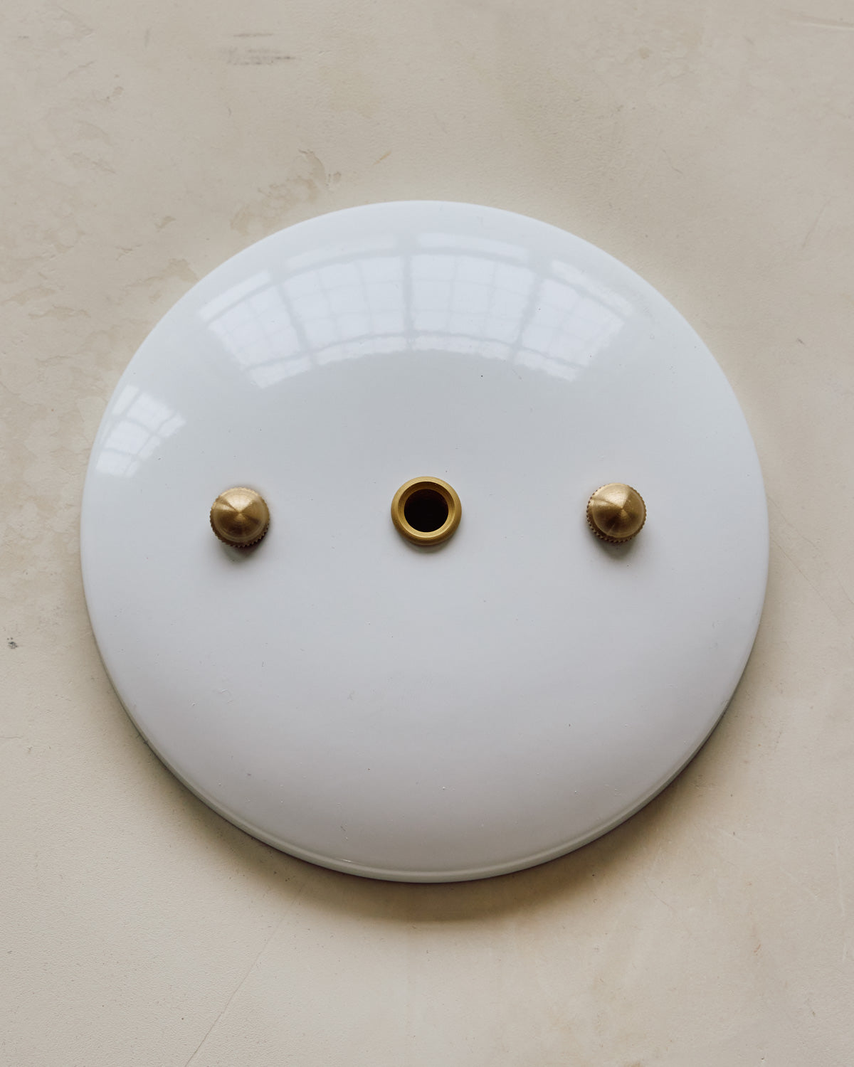 White Metal Ceiling Canopy