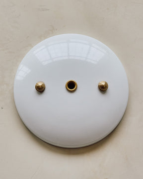 White Metal Ceiling Canopy