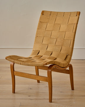 Pair of 'Eva' Beech Easy Chairs