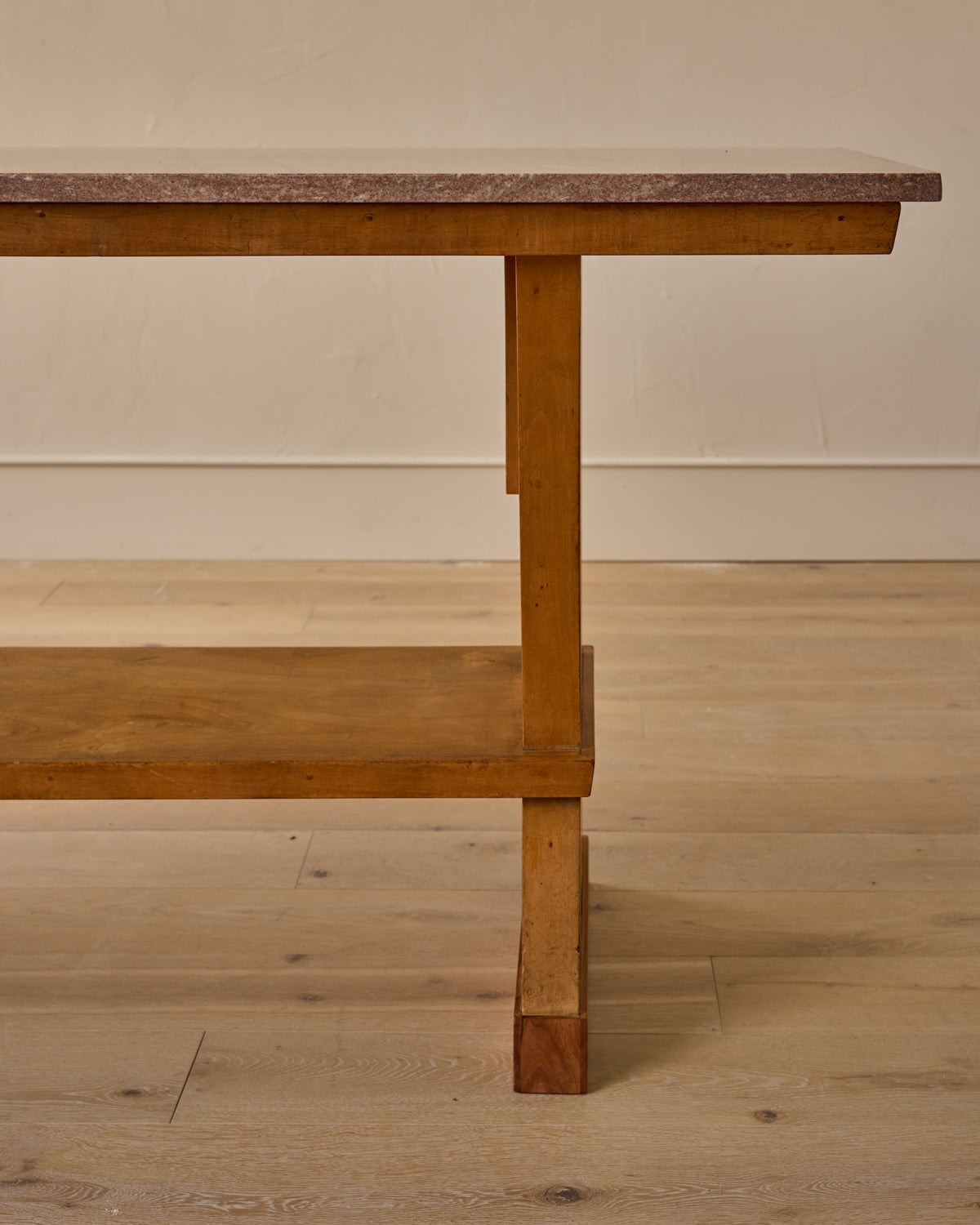 Red Marble Console Table