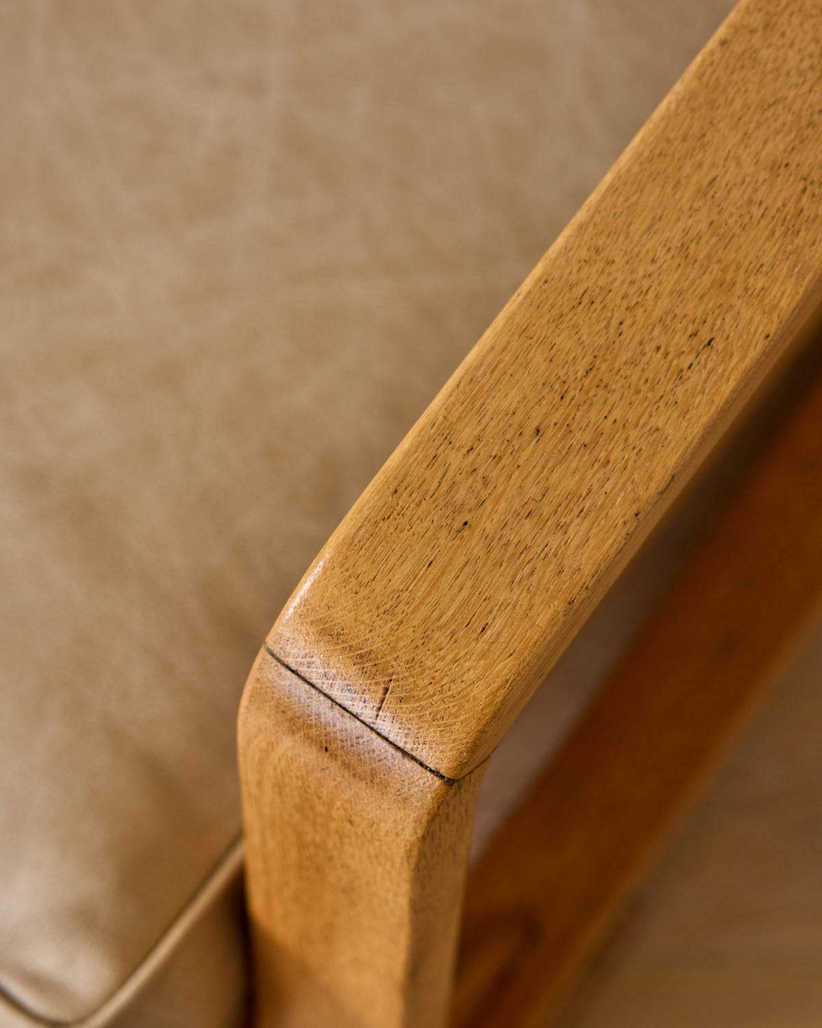 Shopmade Lounge Chair in Au Lait Leather