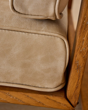 Shopmade Lounge Chair in Au Lait Leather