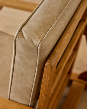 Shopmade Lounge Chair in Au Lait Leather
