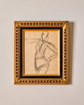 Charcoal Figure Study - Arching