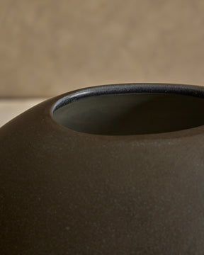 River Rock Vessel Collection - Almost Black