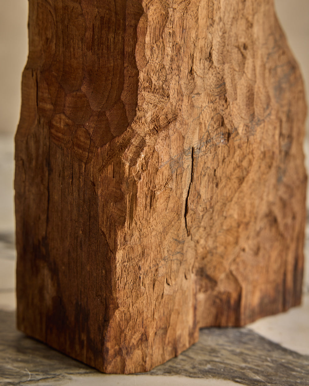 Wooden Torso Sculpture