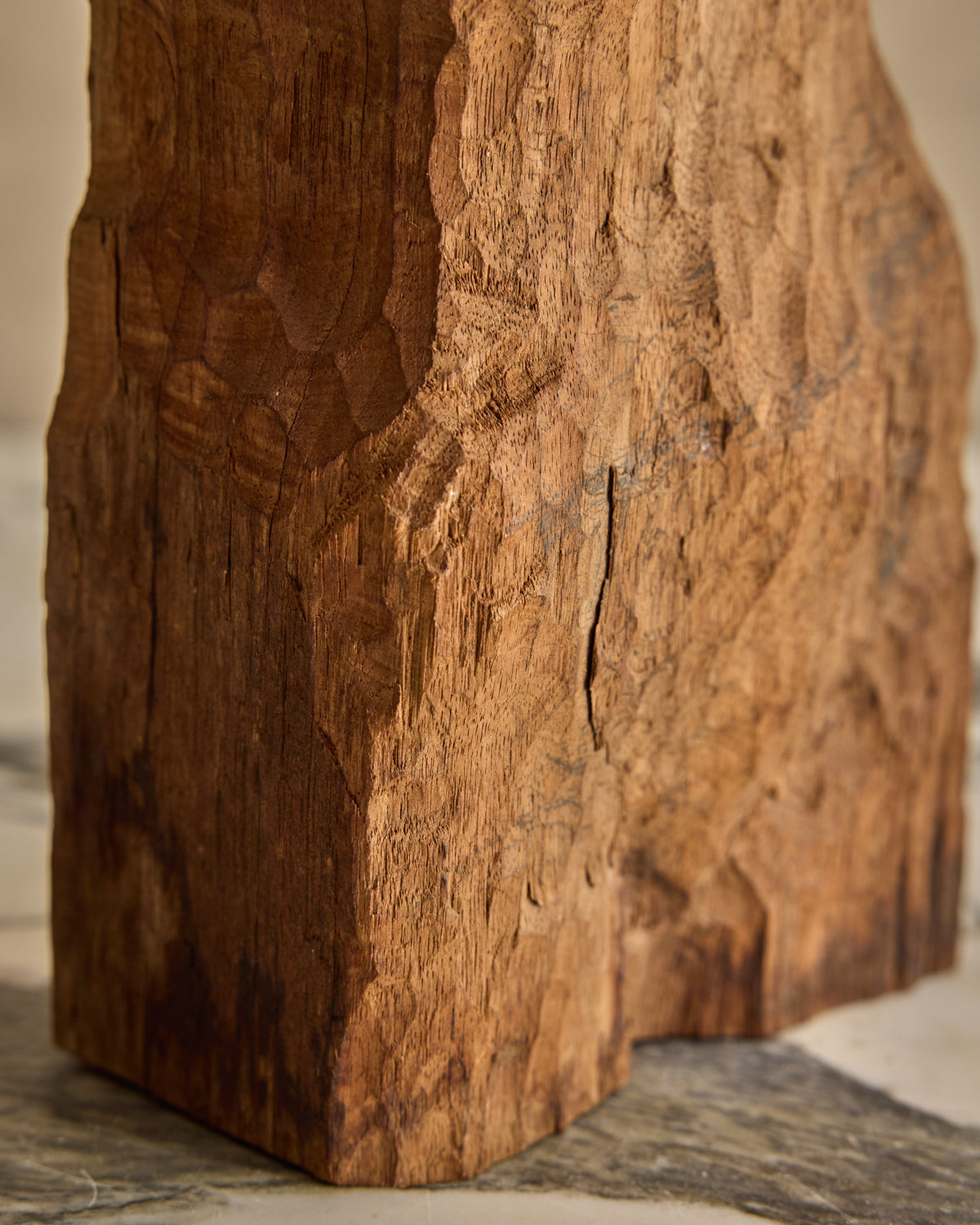 Wooden Torso Sculpture