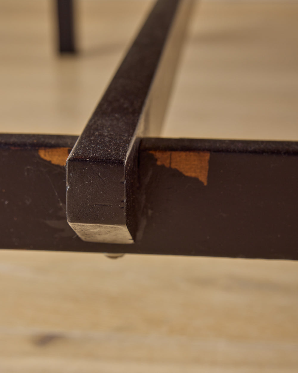 Wooden Slat Bench