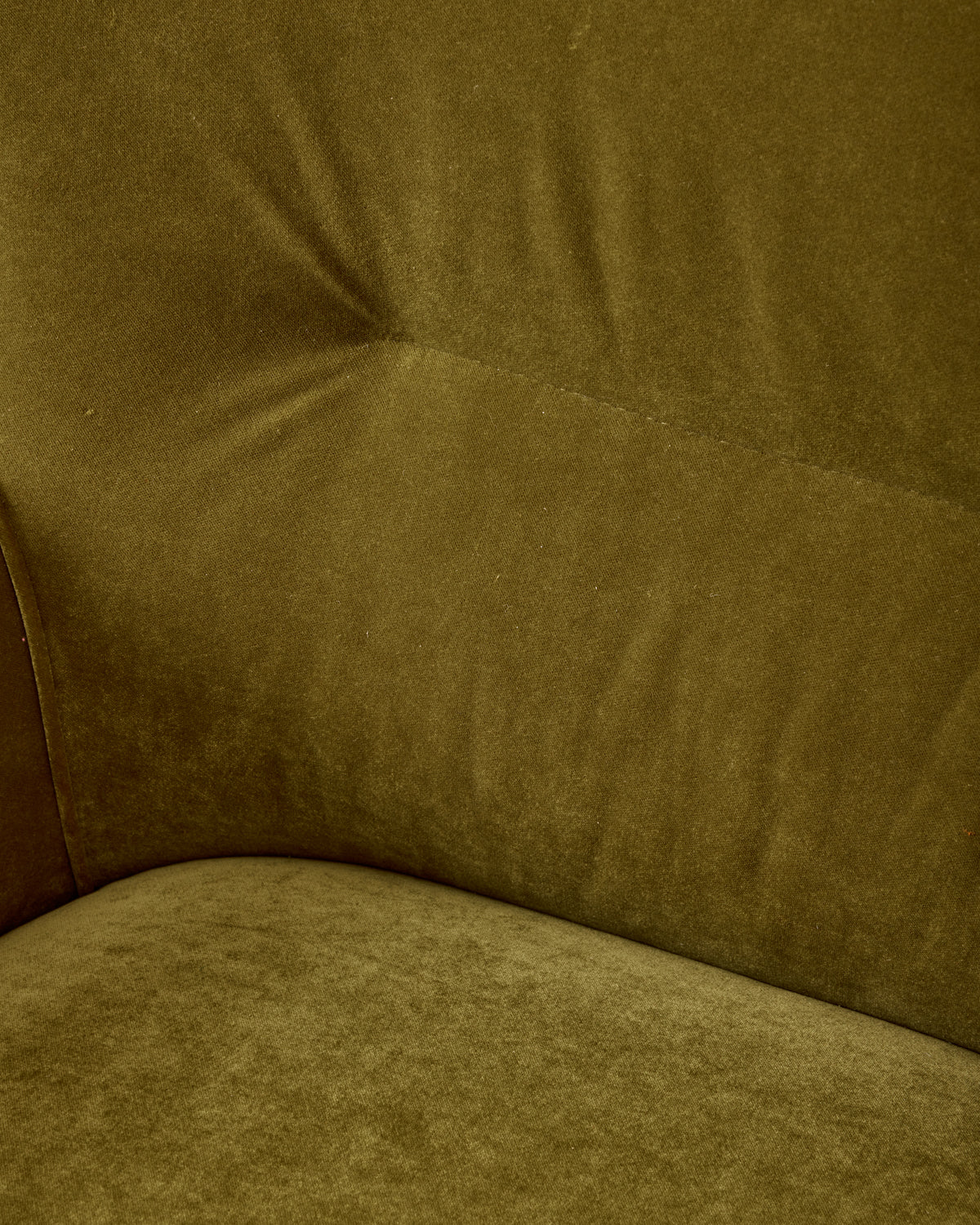 1950s Velvet Sofa by Theo Ruth