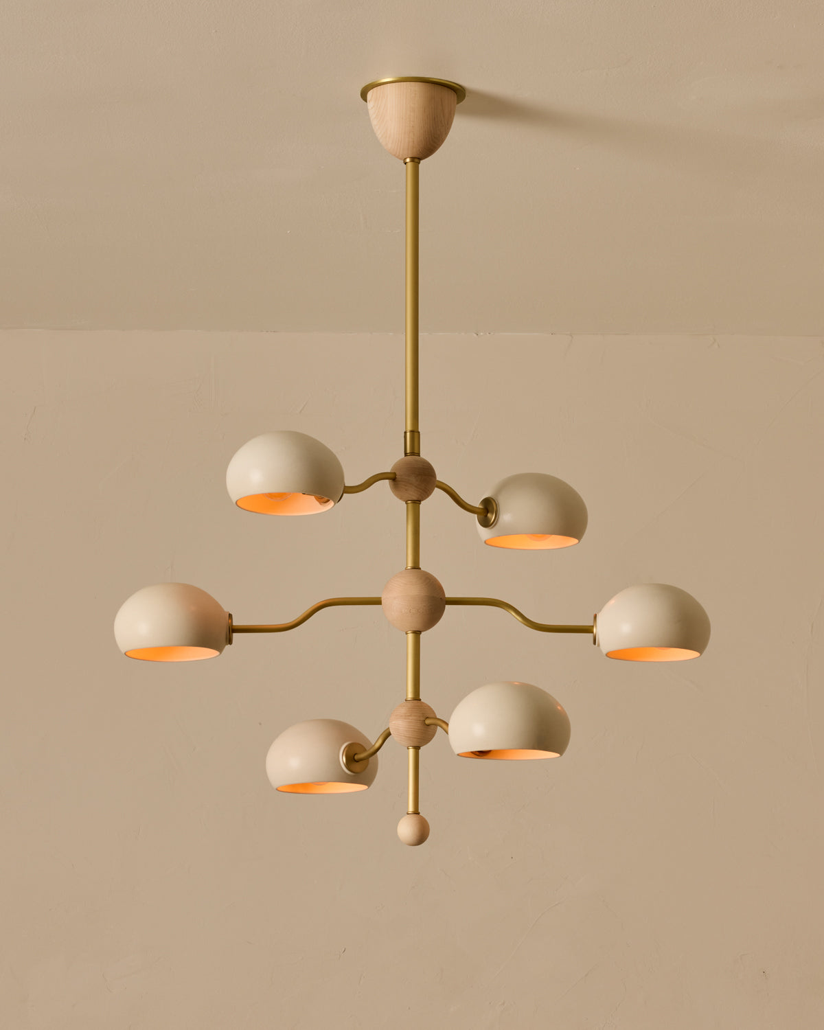 #shade-color_dove #Metal-+-Wood-Finish_Satin Brass / Clear Maple