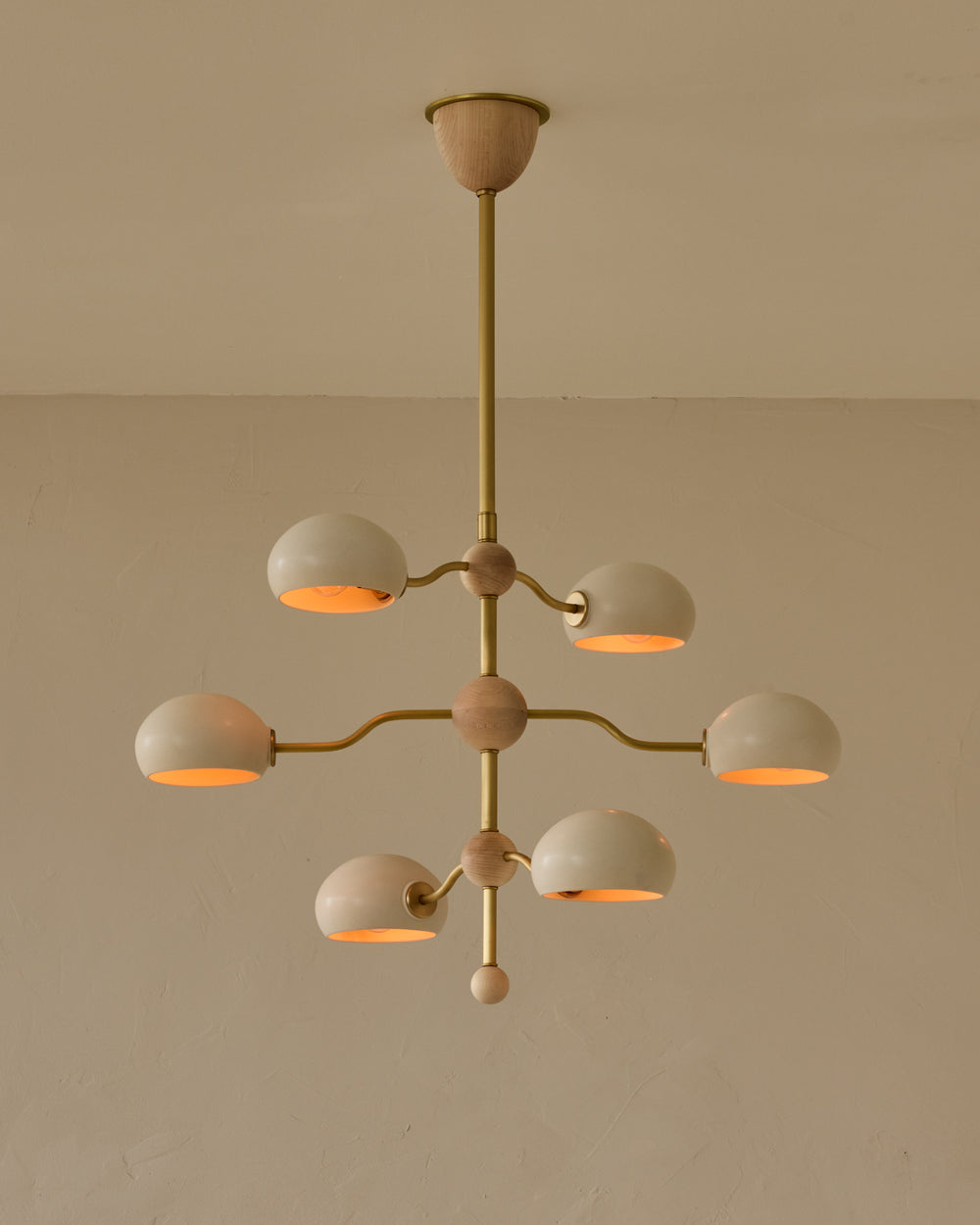 #shade-color_dove #Metal-+-Wood-Finish_Satin Brass / Clear Maple