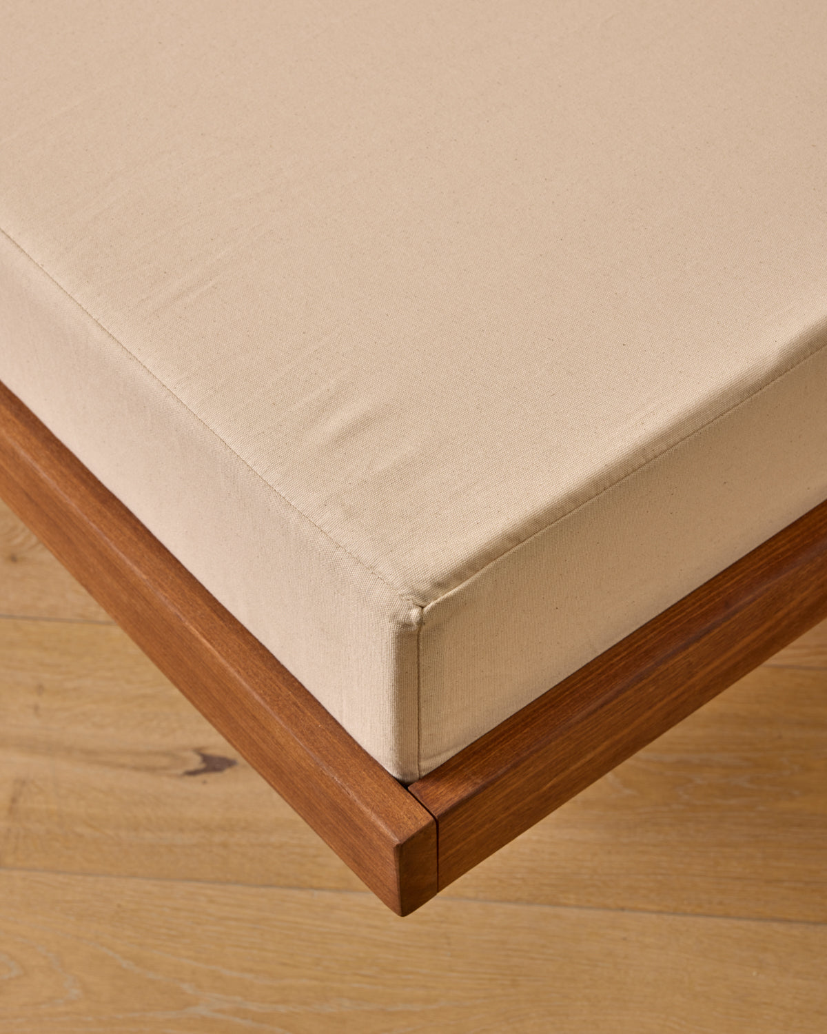 Teak Daybed with Tapered Legs