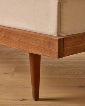 Teak Daybed with Tapered Legs