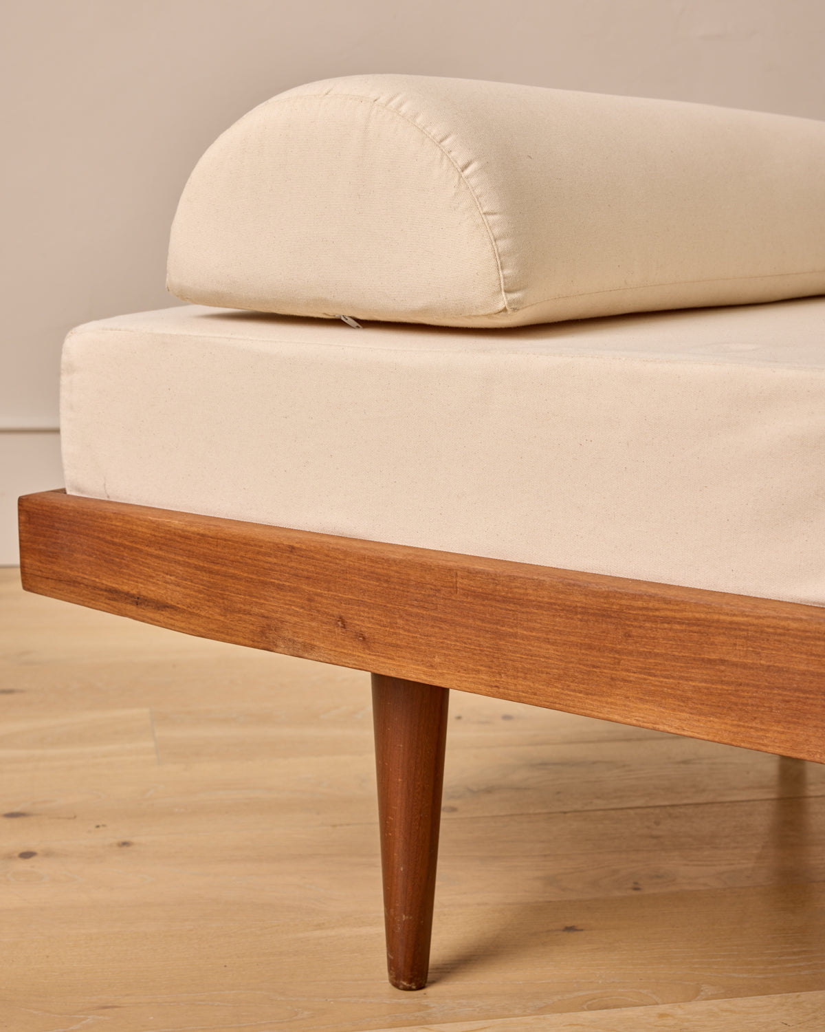 Teak Daybed with Tapered Legs