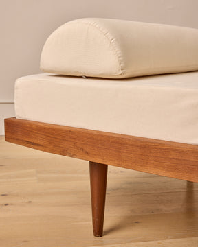 Teak Daybed with Tapered Legs