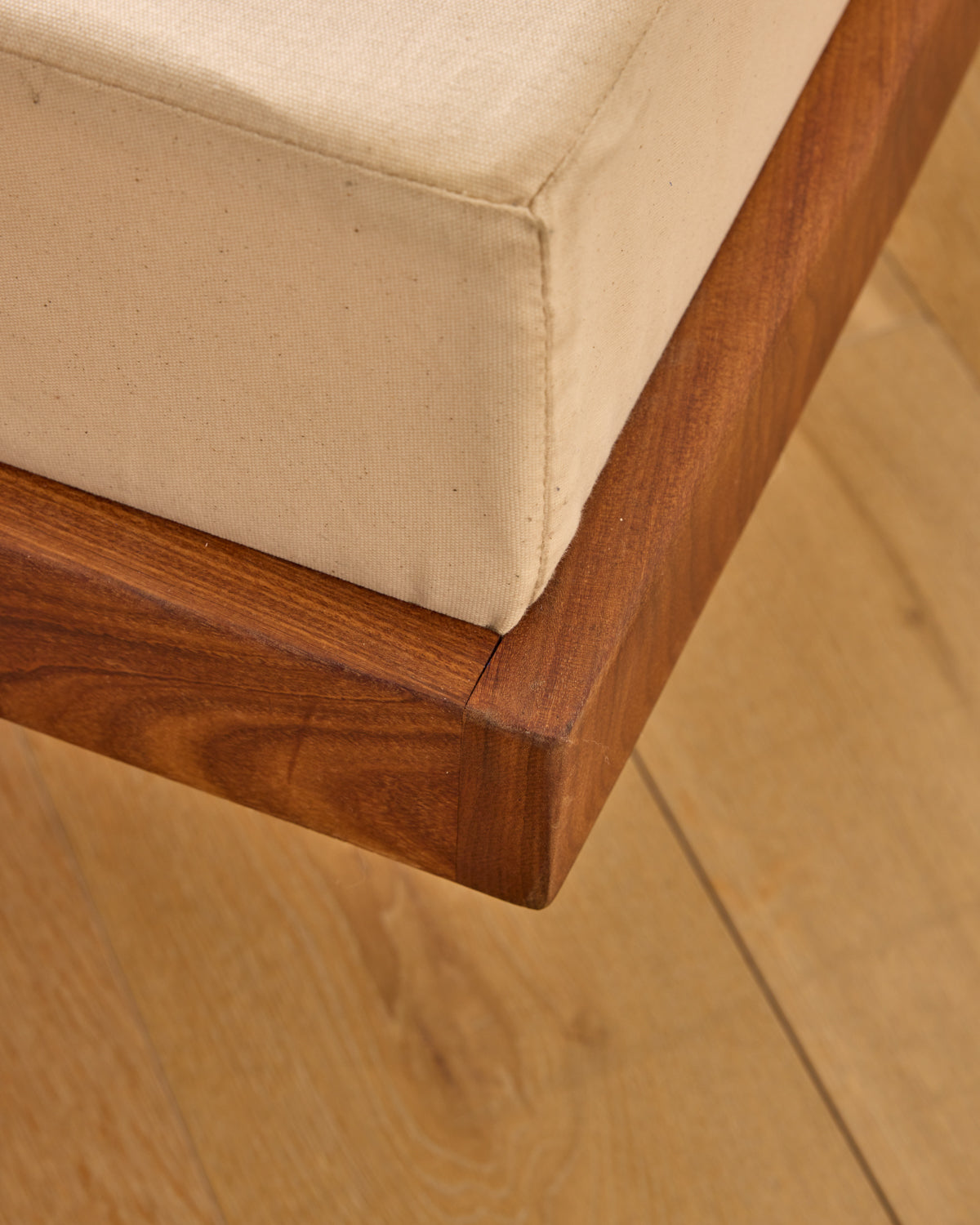 Teak Daybed with Tapered Legs