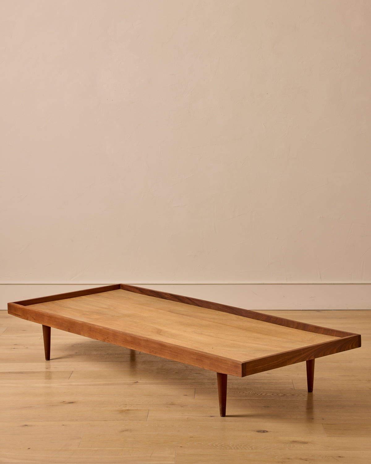 Teak Daybed with Tapered Legs