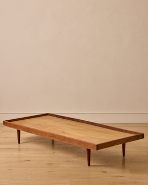 Teak Daybed with Tapered Legs