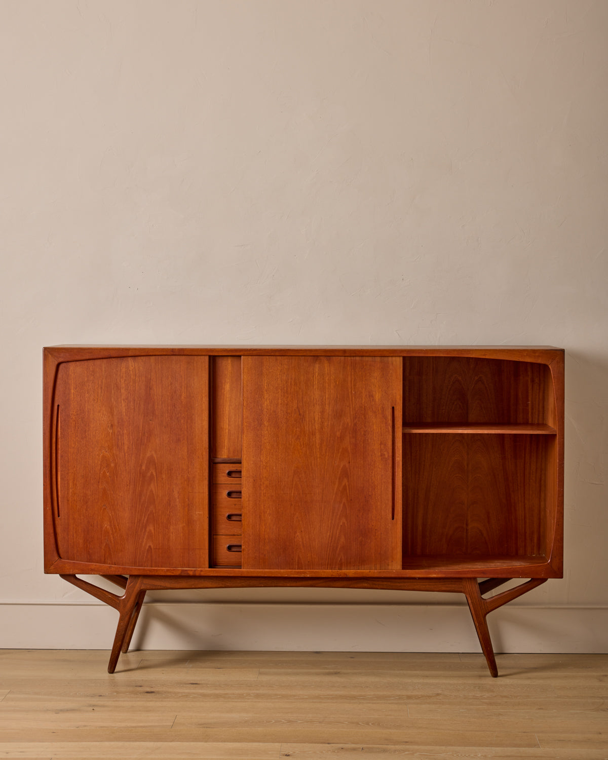 1950s Teak Sideboard by Harry Østergaard for Randers Møbelfabrik