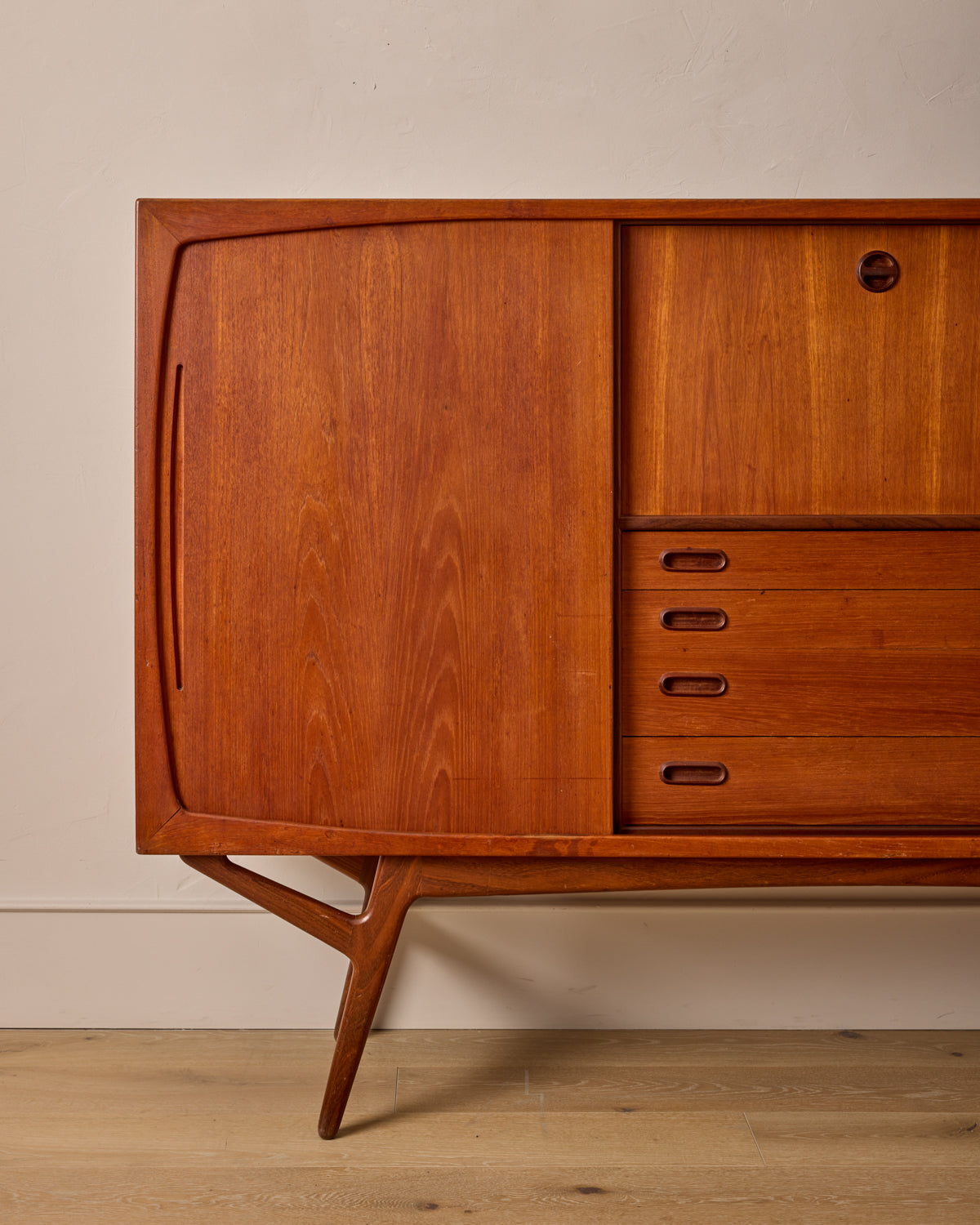 1950s Teak Sideboard by Harry Østergaard for Randers Møbelfabrik