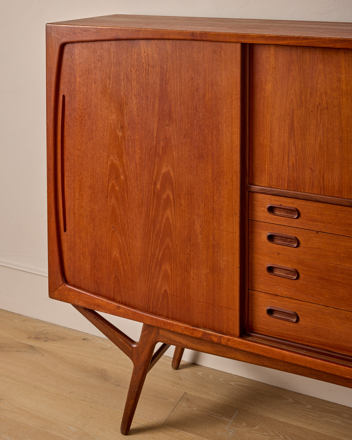 1950s Teak Sideboard by Harry Østergaard for Randers Møbelfabrik