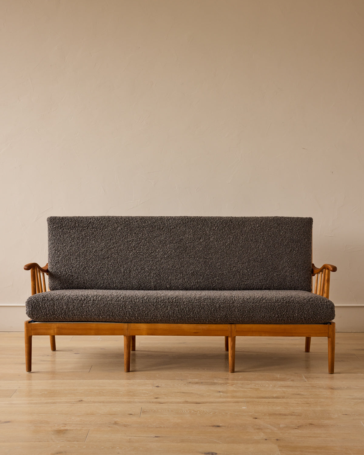 1940s Danish Elmwood Sofa Bench