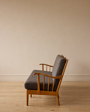 1940s Danish Elmwood Sofa Bench