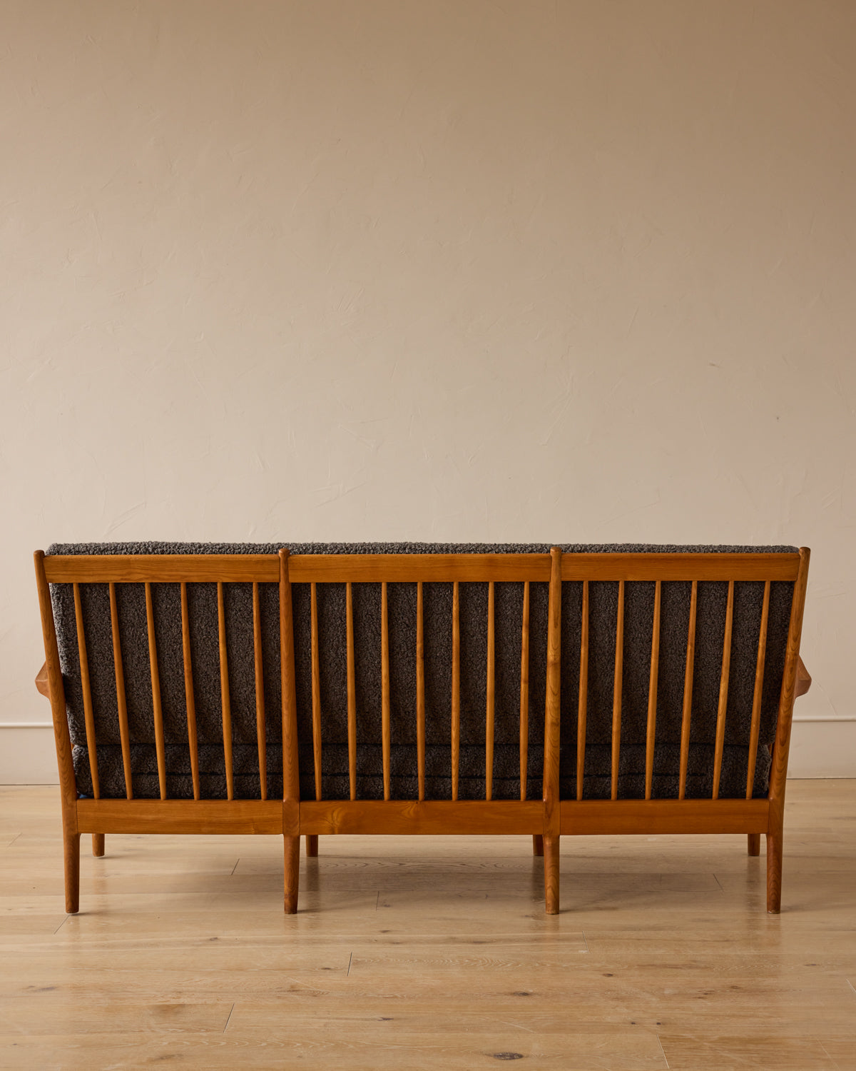1940s Danish Elmwood Sofa Bench