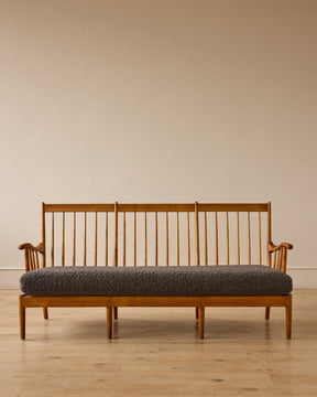 1940s Danish Elmwood Sofa Bench