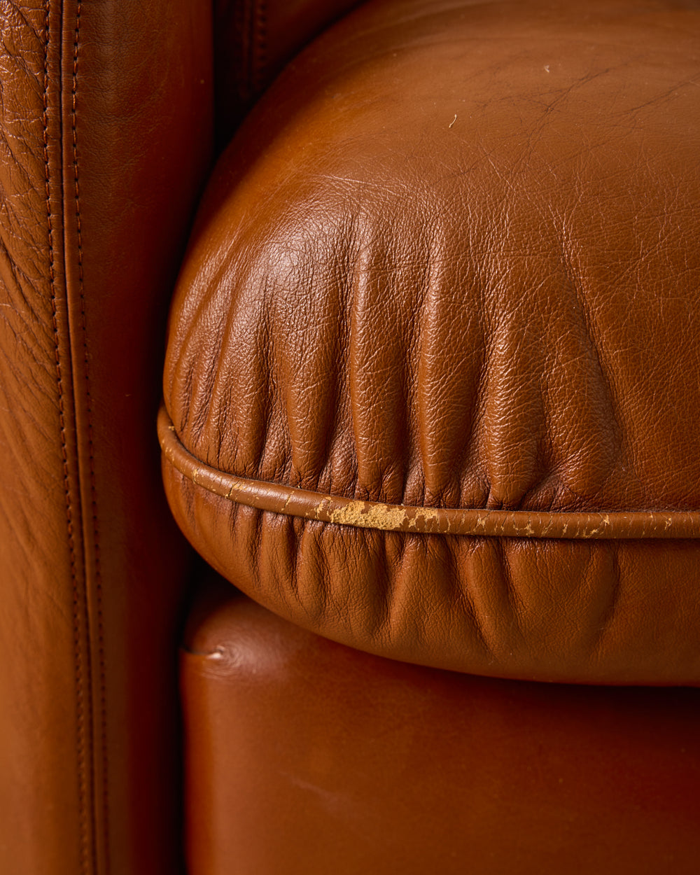 Pair of Italian Leather Armchairs