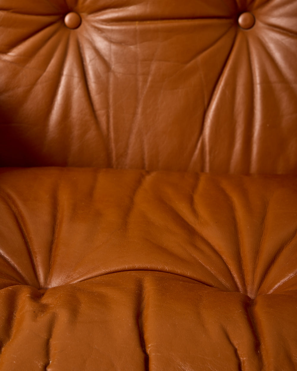 Pair of Italian Leather Armchairs